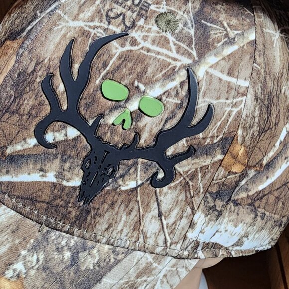 Realtree Bone Collector Fitted Hat Size Small/Medium Camouflage - Picture 2 of 6